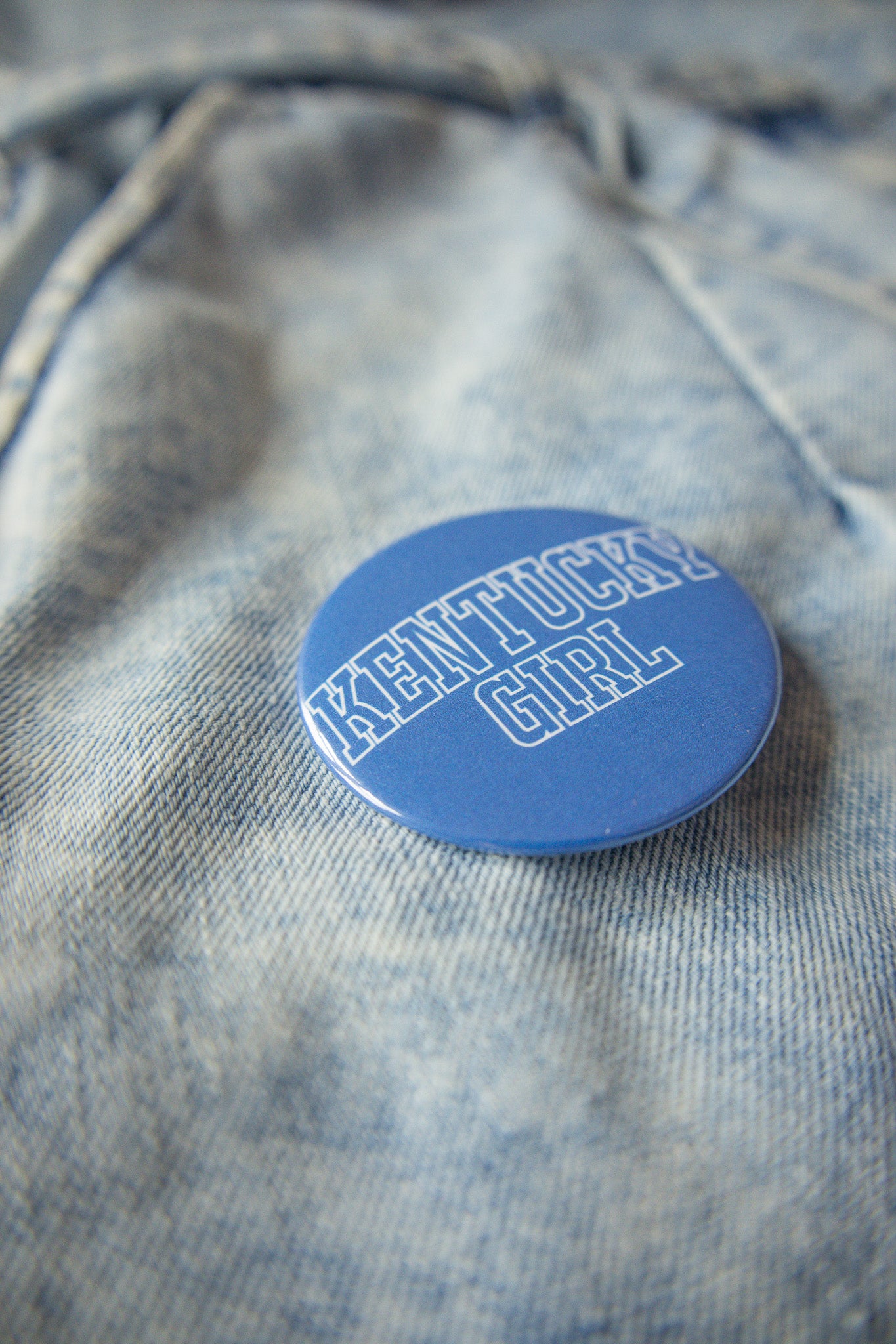 Kentucky Girl Game Day Button