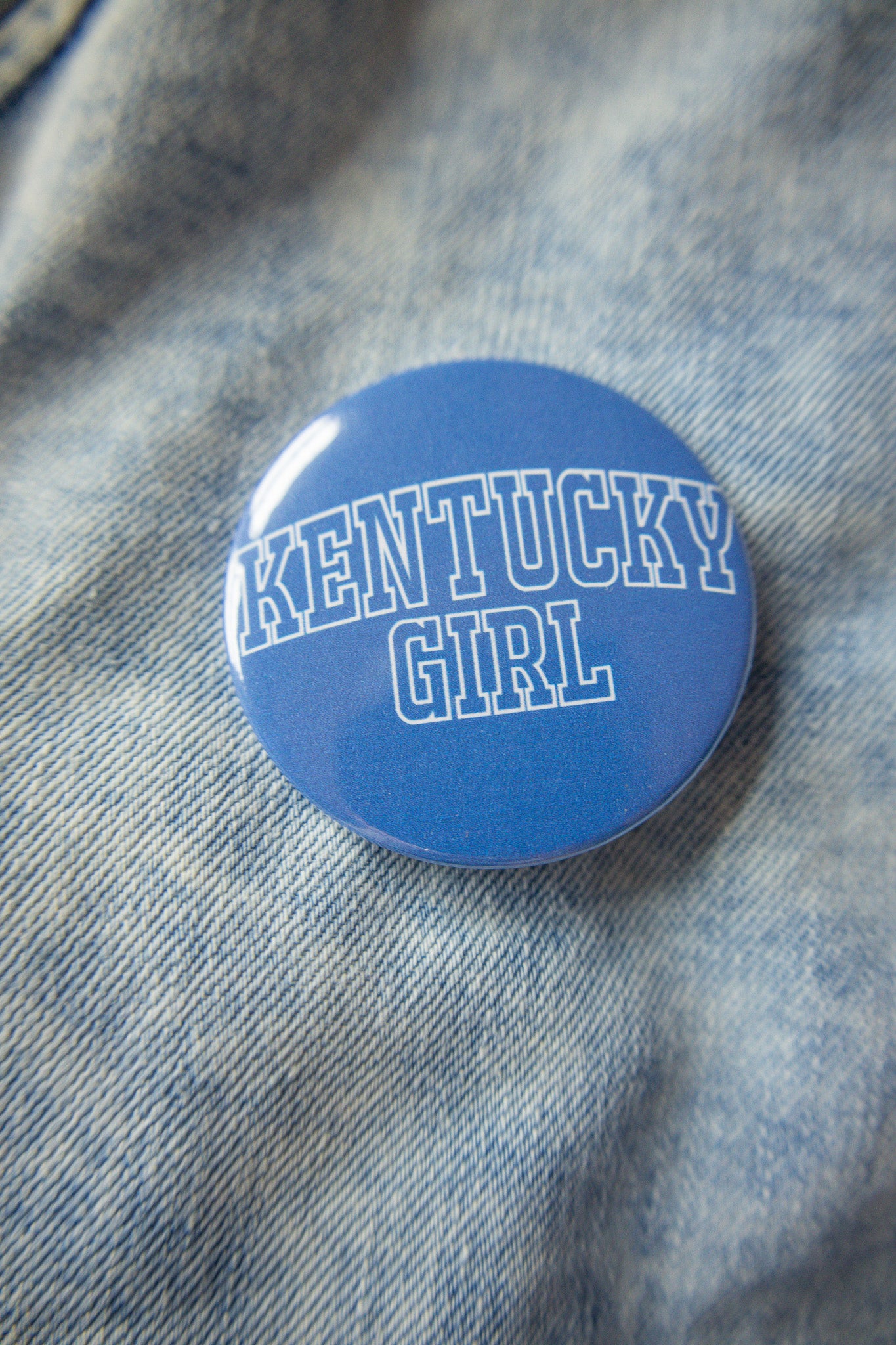 Kentucky Girl Game Day Button