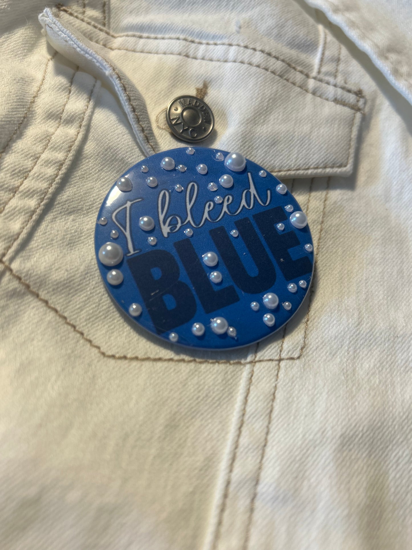 I Bleed Blue Gameday Button