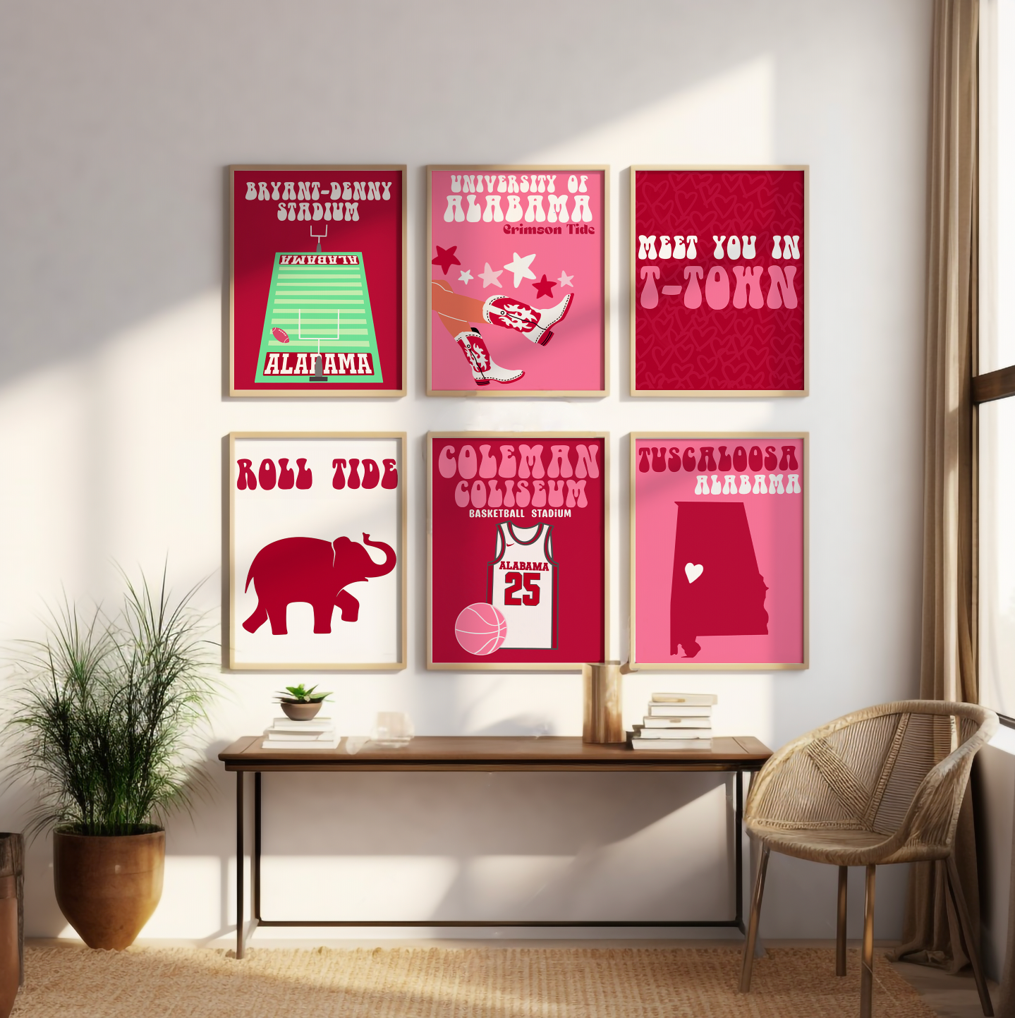 University of Alabama Dorm Art