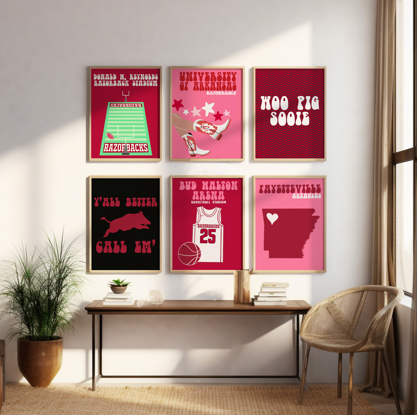 University of Arkansas Dorm Art