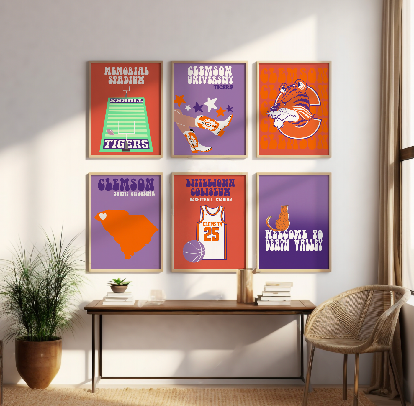 Clemson University Dorm Art