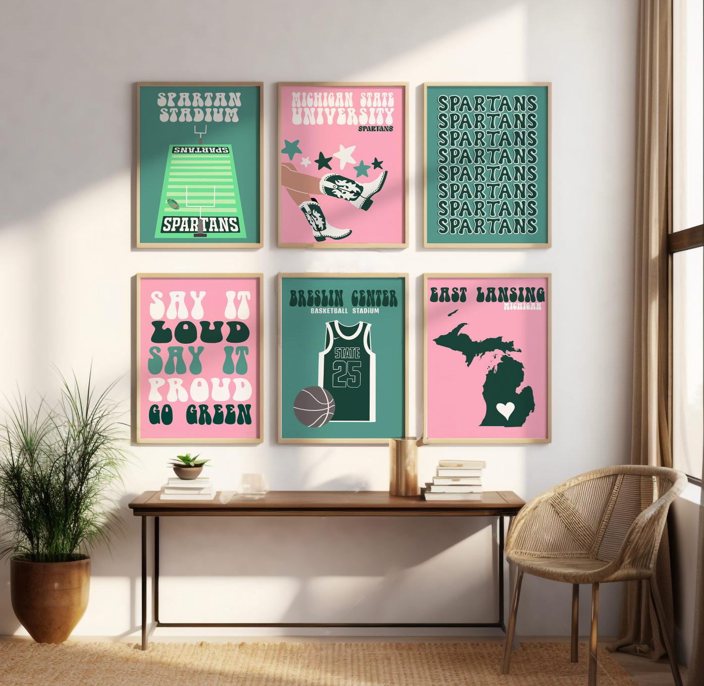 Michigan State University Dorm Art
