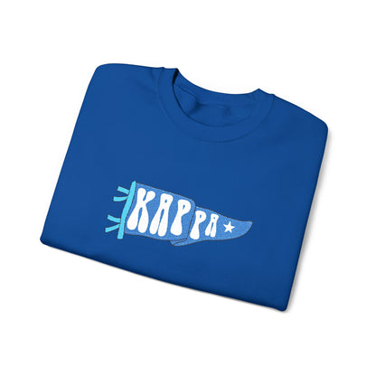 Kappa Blue Pennant Crewneck