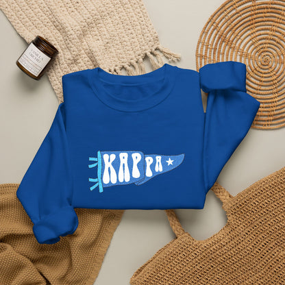 Kappa Blue Pennant Crewneck
