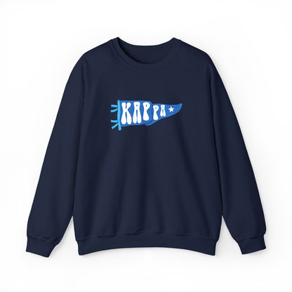 Kappa Blue Pennant Crewneck