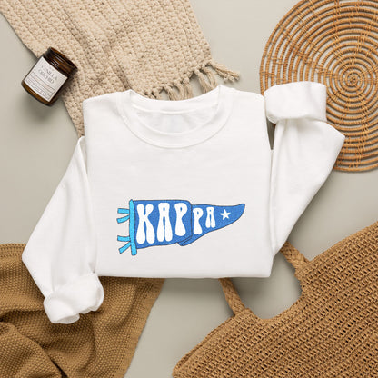 Kappa Blue Pennant Crewneck