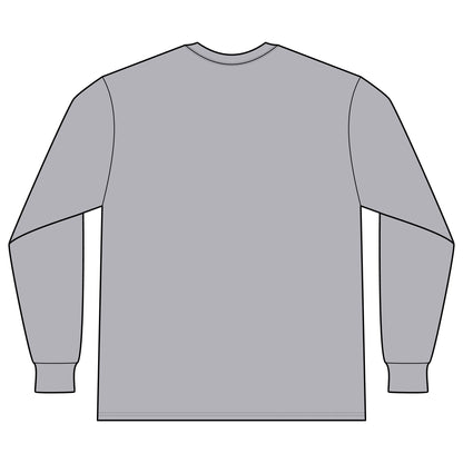 K Logo Long Sleeve Tee — Classic College Mock Turtleneck Shirt