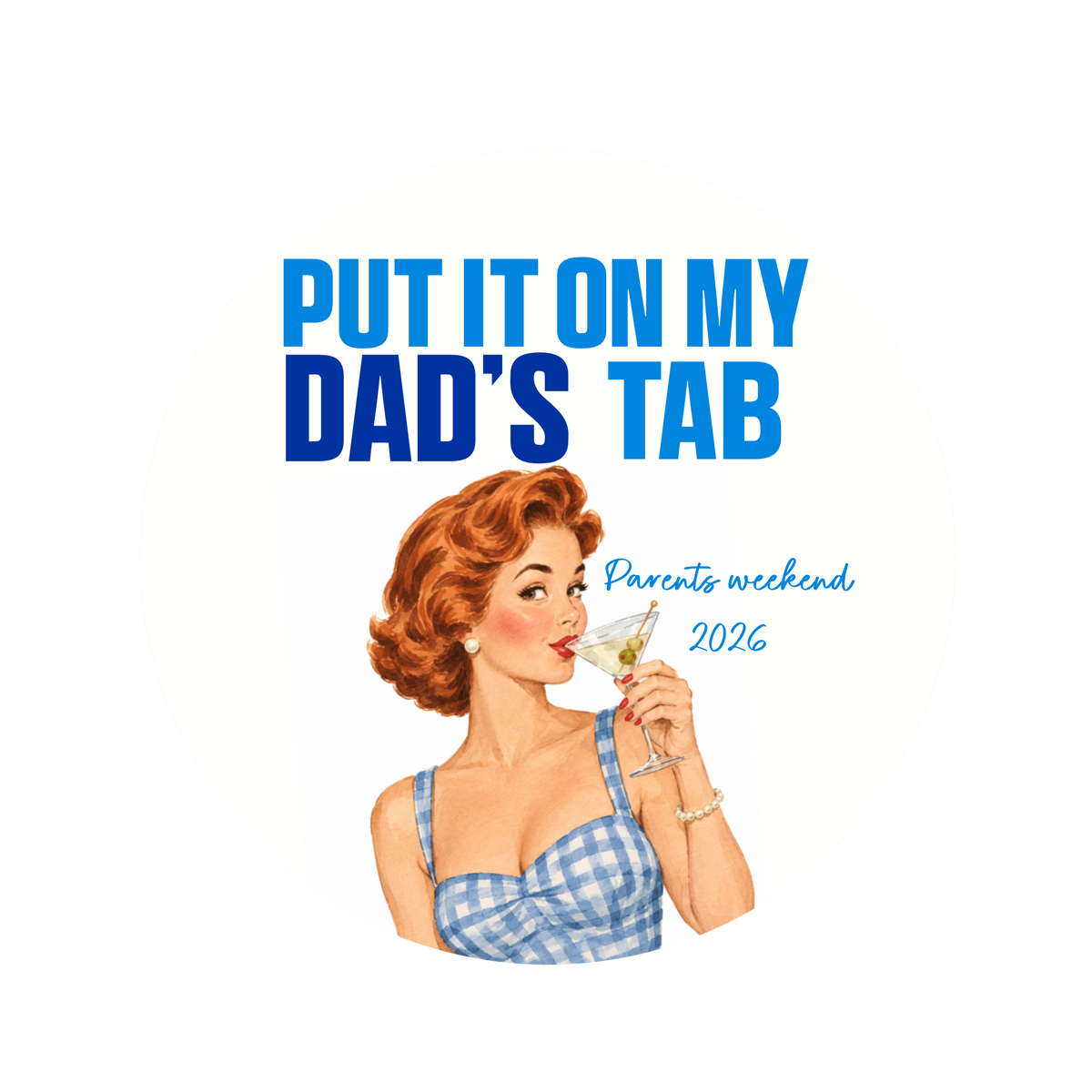 Put It On His Tab Button