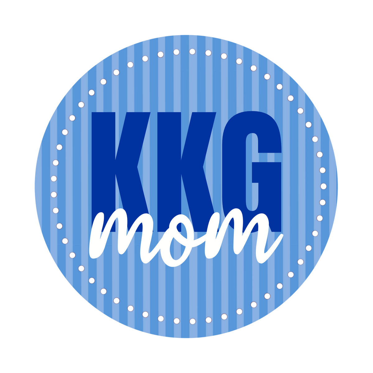 Sorority Stripe Parent Button